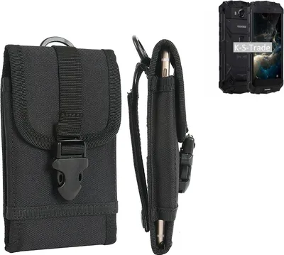 Produktbild von K-S-Trade Handyhülle kompatibel mit Doogee S60 Lite Gürteltasche Holster Handytasche Gürtel Tasche Schutzhülle Robuste Handy Schutz Hülle Tasche