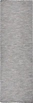 Productafbeelding van Buitenkleed platgeweven 80x250 cm bruin en blauw