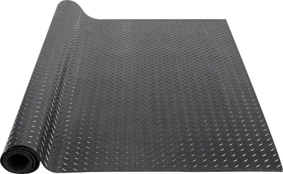 Produktbild von VEVOR gumová rohož 4625 x 1236 mm podlahová rohož SBR gumová podlahová krytina 3 mm hrubá rohož s klincami diamantová rohož protišmyková rohož gumová krytina ideálna pre garáže, sklady, telocvične, chodníky