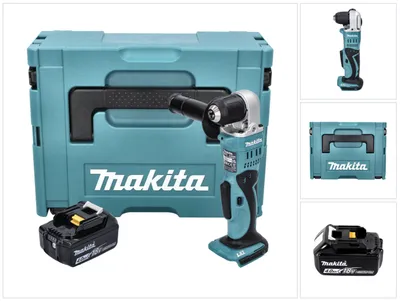Obrázok produktu pre Makita DDA 351 M1J Akumulátorová uhlová vŕtačka 18 V 13,5 Nm + 1x batéria 4,0 Ah + Makpac - bez nabíjačky