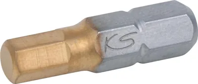 Produktbild von KS Tools  1/4" TIN Bit Innensechskant, 25mm, 4mm, 911.3670