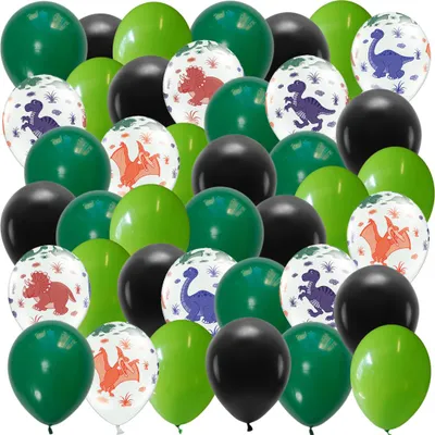 Immagine prodotto di Set di palloncini dinosauri, 40 pezzi.