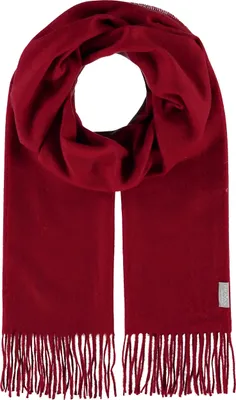 Produktbild von FRAAS Schal Pure Cashmere Scarf with Fringes Red rot