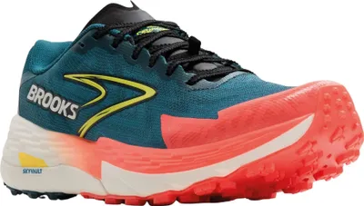 A single Brooks Catamount 4 trail running shoe for men is shown against a white background.