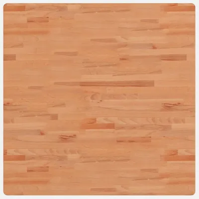 Produktbild von Tischplatte 90x90x4 cm Quadratisch Massivholz Buche
