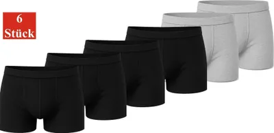 Produktbild von 6x Herren Boxershorts Unterwäsche Unterhosen Baumwolle; 6 er Pack L / 6