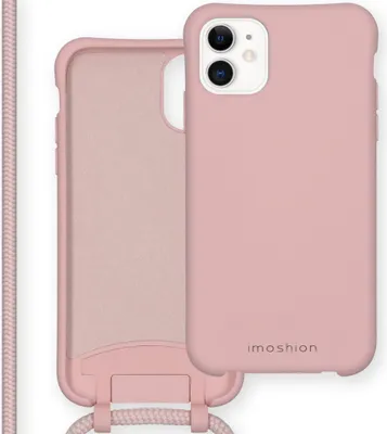 Obrázek produktu pro imoshion Barevný zadní kryt s odnímatelnou páskou iPhone 11 – růžový