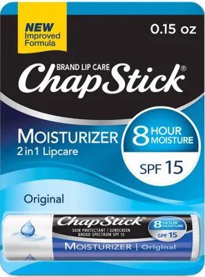 Produktbild von ChapStick | Lippenbalsam, Frostschutz, Lippenstifte, Feuchtigkeitsspendender | SPF15-Naturschutz, 4g