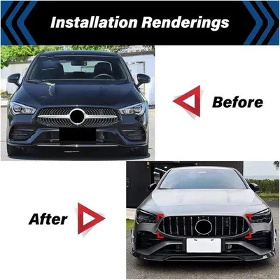 Productafbeelding van Auto Grille - Voorkant Grill - Uiterlijk Verbeteren - GT Stijl - 19 kg - Zilver