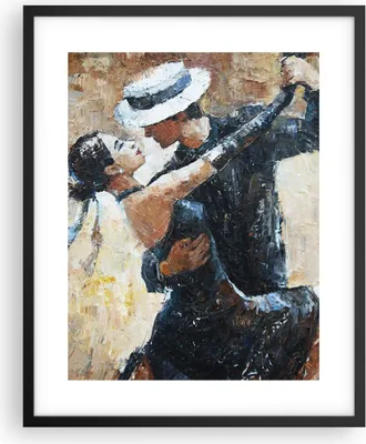Produktbild von Gerahmtes Poster - Schwarzer Rahmen - tanzen sie - 40x50 cm - Wand Bild - Wanddeko - Wandbilder - Kunstposter - Wandposter - Bilderrahmen - Bilder - Kunstdruck - Wandbild - P2BPA40x50-3773