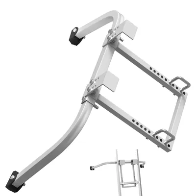 Obrázek produktu pro Stabilizátor žebříku, ocel, stříbrná barva - 43 x 41 x 9 cm - 4 kg
