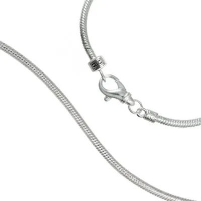 Produktbild von Carlo Biagi 22cm Karabiner Bead Armband Silber mit Silberclip BRLS22