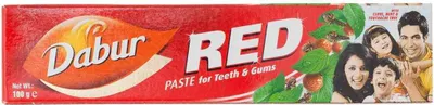 Produktbild von Dabur Red Herbal Toothpaste 100g Infused with Ayurvedic Herbs for Healthy Teeth and Gums