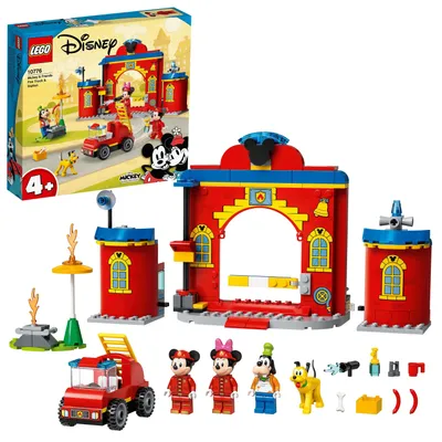 Immagine prodotto di LEGO 1776 Mickey and Friends la caserma e il camion dei pompieri di Topolino