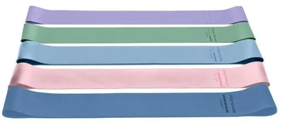 Produktbild von Spokey - "Artio" Widerstandsband, Gummi, Fitness (5er-Pack) PP8326 (Einheitsgröße) (Blau/Pink/Grün/Veilchen)