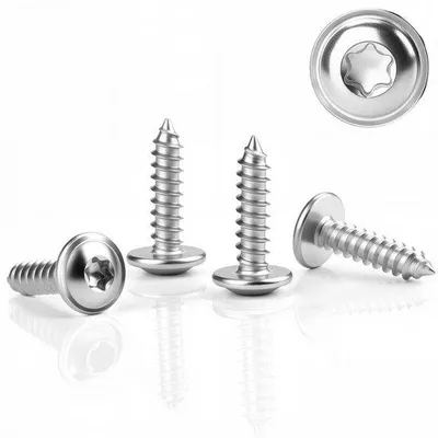 Immagine prodotto di 80 viti autofilettanti M3 x 12 mm, testa piatta Torx, acciaio inossidabile, testa tonda
