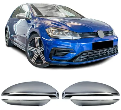 Produktbild von Spiegel Gehäuse Kappen Spiegelkappen für VW Golf 7 2012-2021 chrom