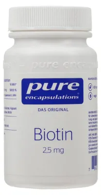 Image de Pure Encapsulations Biotine 2,5 mg Gélules 60 Pcs