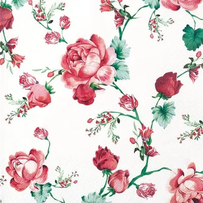 Produktbild von Home Fashion® 211714 Lunchservietten Design Cottage Roses