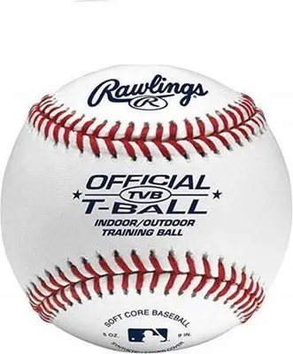 Immagine prodotto di Palla da baseball Rawlings TVB Safety da 9 pollici | Palla da allenamento per interni/esterni