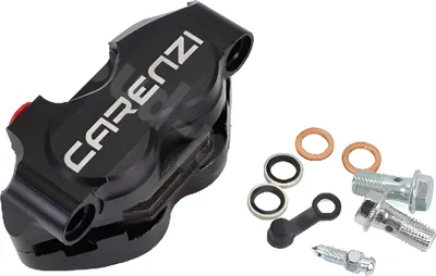 Image de Étrier de frein radial universel Carenzi Noir Aluminium 4 pistons
