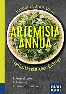 A book cover for a guide about Artemisia annua.