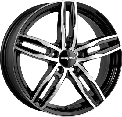Image de Jante Carmani 14 Paul 6.5 poucesx16 pouces ET41 5x115 black polish CA146516P41BP compatible avec Chevrolet Cruze Orlando Volt
