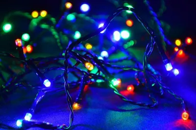 Obrázek produktu pro Vánoční LED řetěz 4 m, 40 LED, barevný, zelený kabel