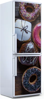 Produktbild von Magnete Dekorative - 70 cm x 190 cm - Küche - Magnetmatte Kühlschrankmagnete - Bunte Krapfen