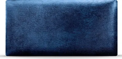 Obrázek produktu pro MG Design nástěnný panel 30 x 60 cm čalouněný tmavě modrý - nástěnný panel pro snadnou montáž, vyrobený z lesklé sametové tkaniny, s měkkou výplní