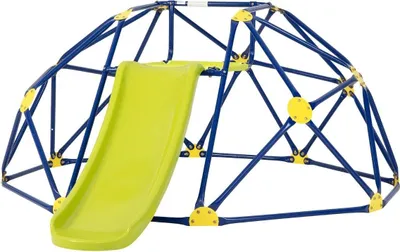 Immagine prodotto di Cupola da arrampicata e scivolo Struttura da arrampicata a forma di cupola 241,5 x 183 x 91,5 cm Gleb