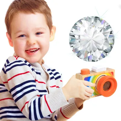 Zdjęcie produktu dla Dzieci Drewniane zabawki Symulacja Kalejdoskop Edukacja dla dzieci Magiczna nauka zabawki chłopcy losowy kolor