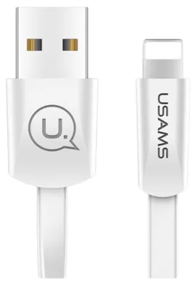 Immagine prodotto di Usams U2 Cavo piatto Lightning 1,2 M Bianco/Bianco Sj199Ip02 Iphone 5/6/7/8/X (Us-Sj199)