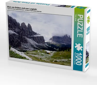 Produktbild von Calvendo Blick vom Grödner-Joch zum Langkofel 1000 Teile Puzzle quer 640x480mm, Seidel Thilo; 7377308