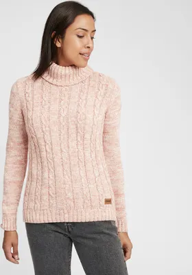 Produktbild von OXMO OXPhilipa Damen Rollkragenpullover Pullover mit Rollkragen 100% Baumwolle Regular fit