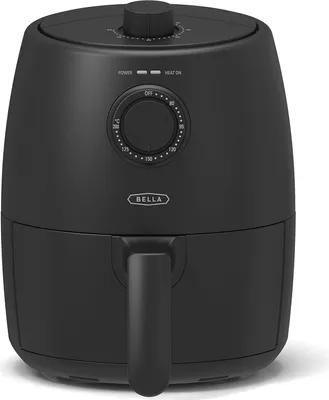 2 L Handbuch Heißluftfritteuse und 5-in-1 Multikocher mit Abnehmbarer Antihaft- und Spülmaschinenfester Knusper-Schale und Korb, 1200 Watt Heizsystem