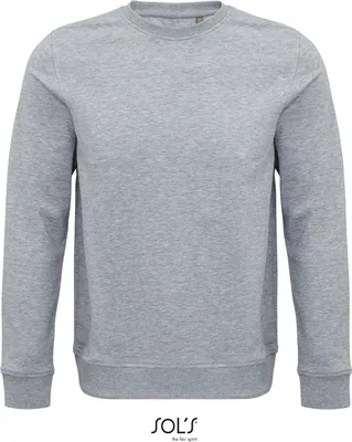 Image de SOLs 03574 | Sweat femme, Comet Sweatshirt unie, 80% Coton - Couleur : Grey Melange - Taille : S