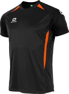Produktbild von Stanno Stadio Trikot Kurzarm Herren - Schwarz / Orange  | Größe: XL