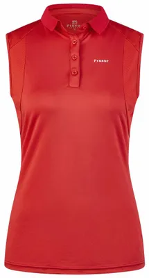 Produktbild von Pikeur Damen Poloshirt ärmellos red flame Sports FS25, Größe:34