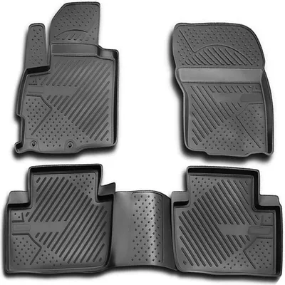 Zdjęcie produktu dla 2007-2012 Citroen C-Crosser dywaniki podłogowe TPE czarne 4 szt