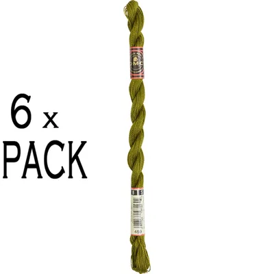 Produktbild von 6x DMC Perlgarn Stärke 8, 25 m, 115AR/8-469, VPE