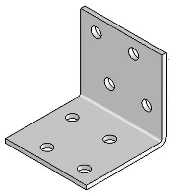 Image de Équerre Sans Renfort - 40x40x40x2.0 mm - D-Work