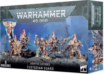 Obrázok produktu pre W40k: Adeptus Custodes - Custodian Guard Squad (5 figúrok)
