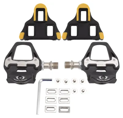 Produktbild von 1 Pair Bicycle Self Locking Pedals Mountain Bike Lock Pedal Nylon Cycling Pedal with Cleat Accessory Compatible for SPD System