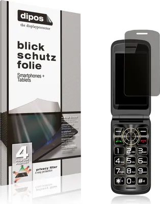 Produktbild von Blickschutzfolie für Guwet G739 matt Schutzfolie Folie Display Schutz dipos