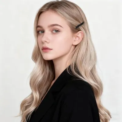 Produktbild von 12er-Pack matte Haarspangen und Haarklammern für Damen