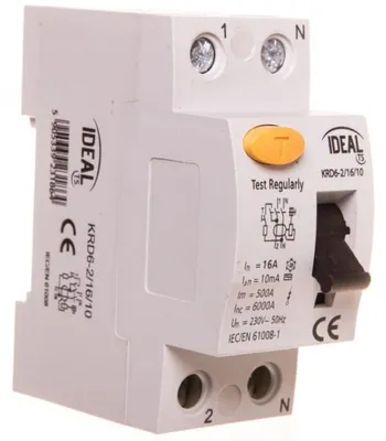 Obrázok produktu pre CB Elektro KRD6-2/16/10 Prúdový chránič