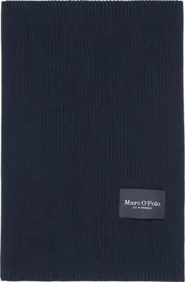 Produktbild von Marc O'Polo Schal Knitted Scarf Dark Navy dunkelblau