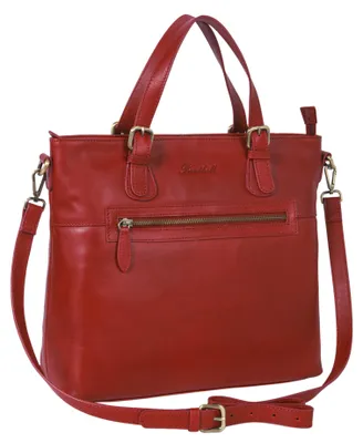 Produktbild von Benthill Echt Leder Handtasche Damen | Henkeltasche aus hochwertigem Rindsleder | Vintage Frauen Schultertasche | Umhängetasche
