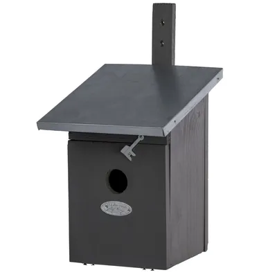 Image de Esschert Design Nichoir Mésange charbonnière gris ; NK40G